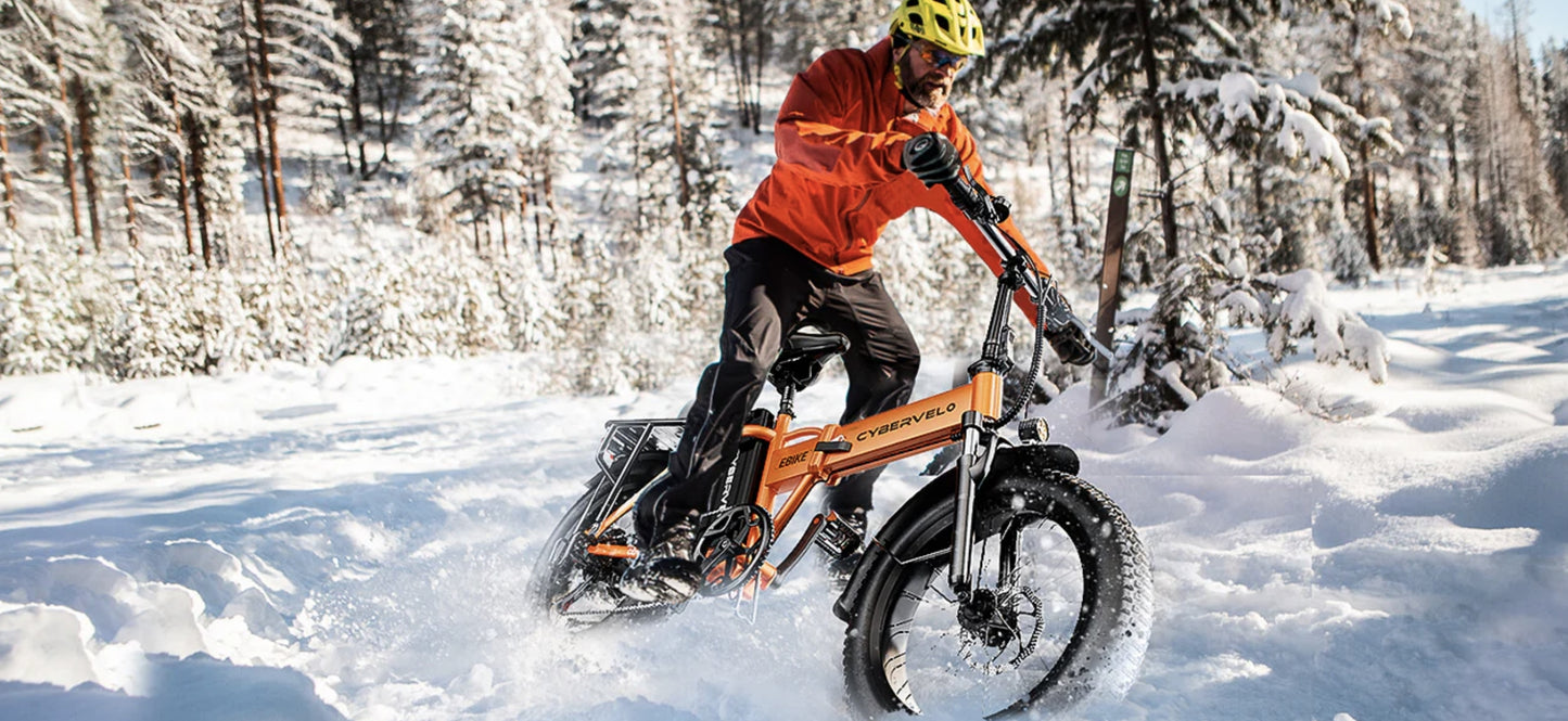 Foldable E-bike Up to 100Mile - 35mph