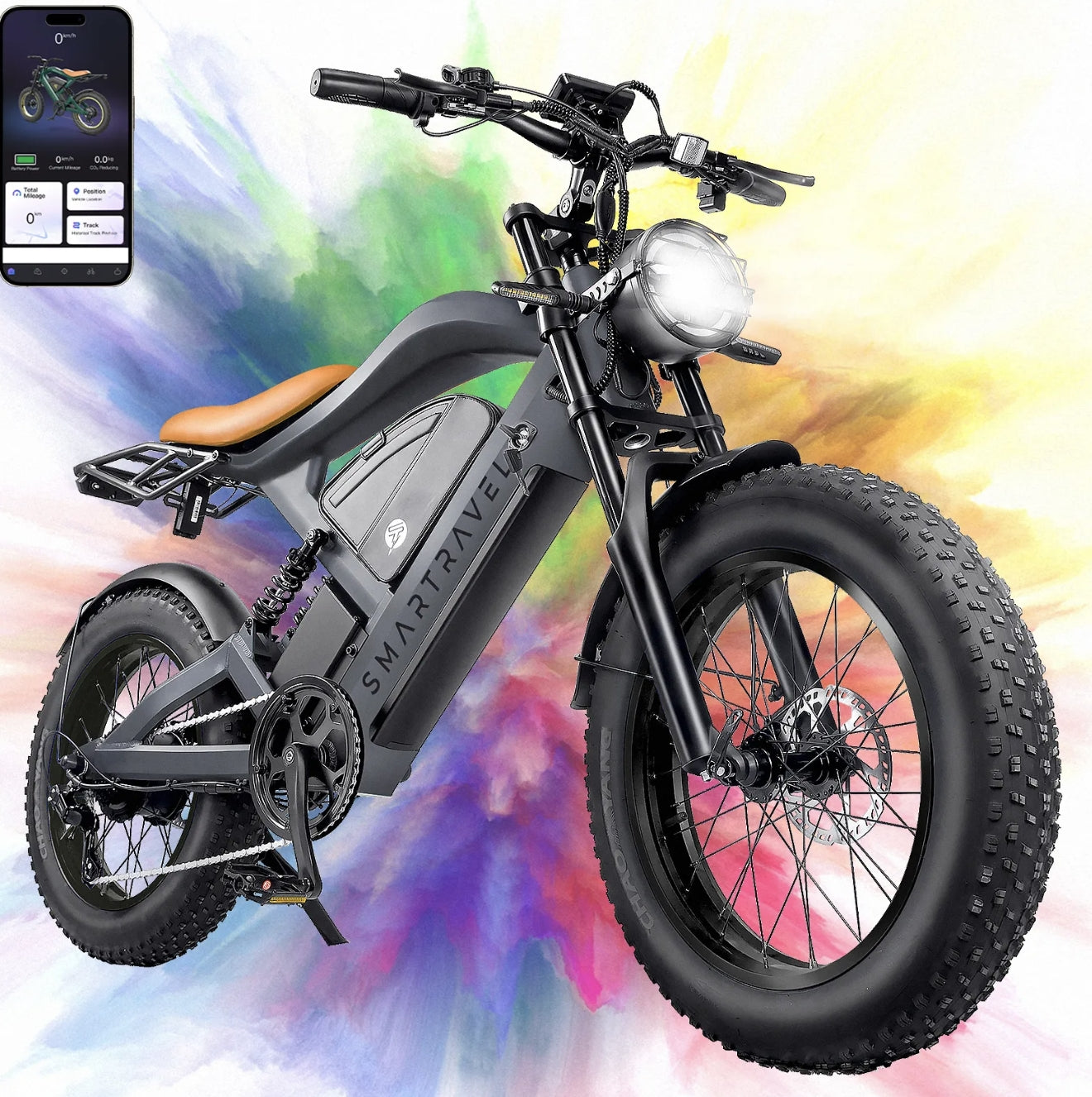 GPS E-Bike - 1200W · 48V 27Ah