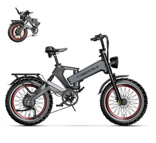 Foldable E-bike Up to 100Mile - 35mph